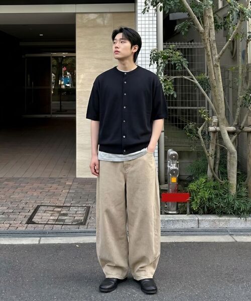 VERYVAIN（ベリベーン）の「ROUND BREEZE HALF CARDIGAN (CREAM)（カーディガン/ボレロ・メンズ・その他・LARGE/MEDIUM）」の6枚目の写真