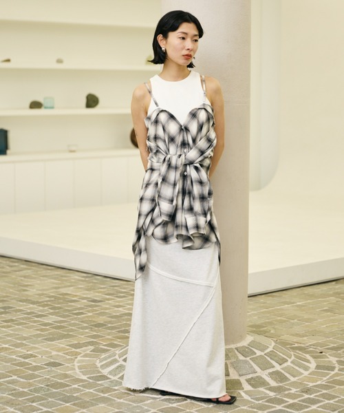 AIC.(エーアイシー)の「2WAYアレンジシアーチェックオーバーシャツ(シャツ/ブラウス・レディース・その他1・FREE)」の19枚目の写真