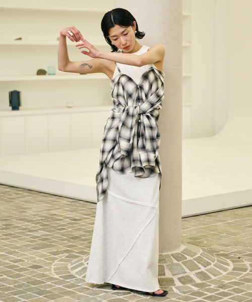 AIC.(エーアイシー)の「2WAYアレンジシアーチェックオーバーシャツ(シャツ/ブラウス・レディース・その他1・FREE)」の20枚目の写真