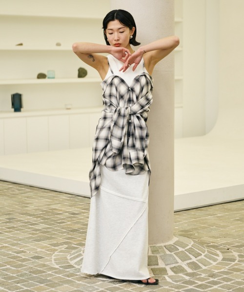 AIC.(エーアイシー)の「2WAYアレンジシアーチェックオーバーシャツ(シャツ/ブラウス・レディース・その他1・FREE)」の21枚目の写真