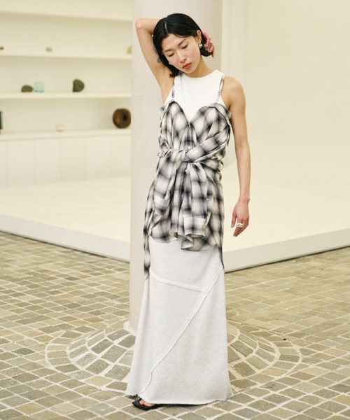 AIC.(エーアイシー)の「2WAYアレンジシアーチェックオーバーシャツ(シャツ/ブラウス・レディース・その他1・FREE)」の22枚目の写真