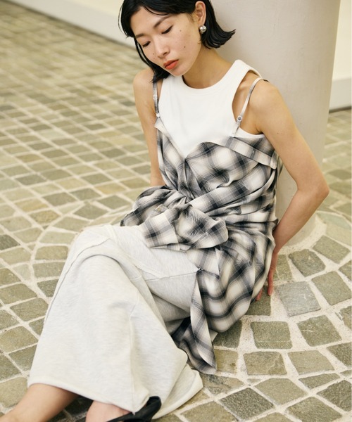 AIC.(エーアイシー)の「2WAYアレンジシアーチェックオーバーシャツ(シャツ/ブラウス・レディース・その他1・FREE)」の15枚目の写真