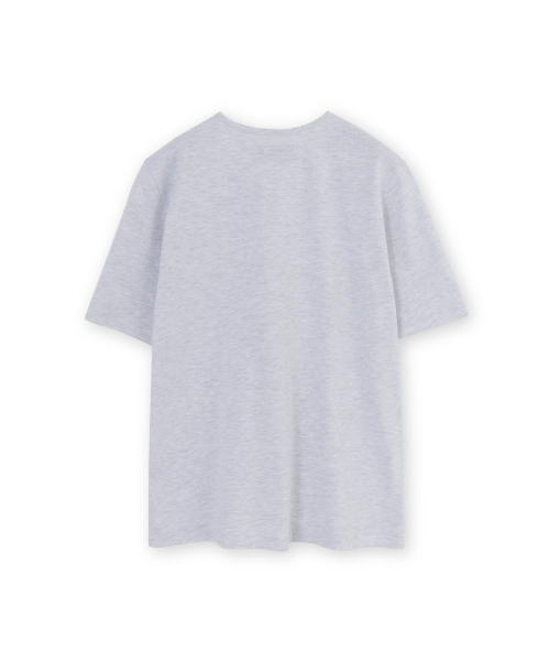 BROWNYARD（ブラウンヤード）の「UネックTシャツ、ライトグレー（Tシャツ/カットソー・メンズ・その他・3/4/5/6）」の2枚目の写真