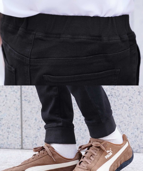 jiggys shop(ジギーズショップ)の「ストレッチ タイトフィット カラーデニム イージー ジョガーパンツ(その他パンツ・メンズ・ベージュ/ブラック/グレー系その他/ホワイト/カーキ/ネイビー・SMALL/MEDIUM/X-LARGE/LARGE)」の16枚目の写真