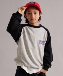 PAIRMANON STREET | 裏毛 ラグラン ロゴプリント スウェット トレーナー【PAIRMANON STREET】(スウェット)