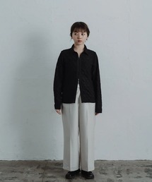 high waist tuck pants