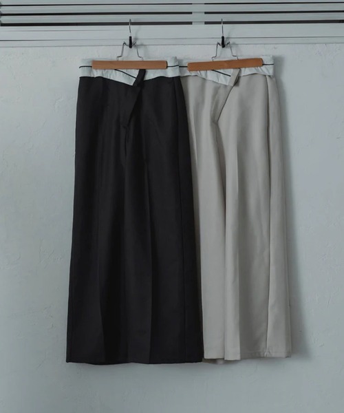 merrylatte（メリーラテ）の「high waist tuck pants（その他パンツ・レディース・アイボリー・FREE）」の7枚目の写真