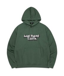 SKOOL PIN HOODIE dark green