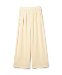 ミルドスムース タックワイドパンツ