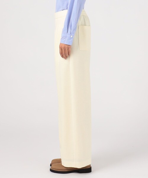GALERIE VIE(ギャルリー ヴィー)の「ミルドスムース タックワイドパンツ(その他パンツ・レディース・チャコールグレー/ネイビー/ホワイト・32/36)」の13枚目の写真