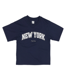PAPERBOY（ペーパーボーイ）の「ニューヨーク 半袖Tシャツ-ネイビー（Tシャツ/カットソー）」