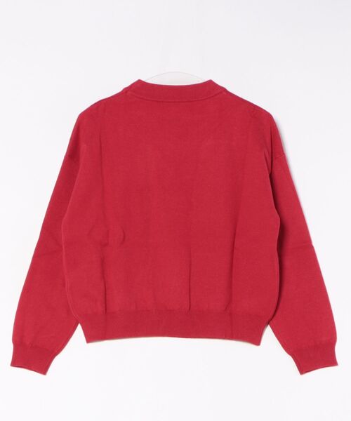 Three Four Time（ｽﾘｰﾌｫｰﾀｲﾑ）の「ストレッチＣＡＴジャガードニットプルオーバー（ニット/セーター・レディース・ブルー/ブラック/レッド・FREE）」の4枚目の写真