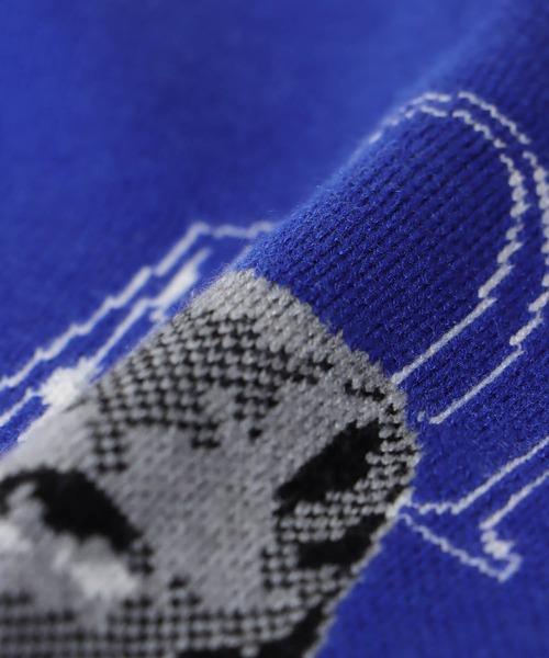 Three Four Time（ｽﾘｰﾌｫｰﾀｲﾑ）の「ストレッチＣＡＴジャガードニットプルオーバー（ニット/セーター・レディース・ブルー/ブラック/レッド・FREE）」の21枚目の写真