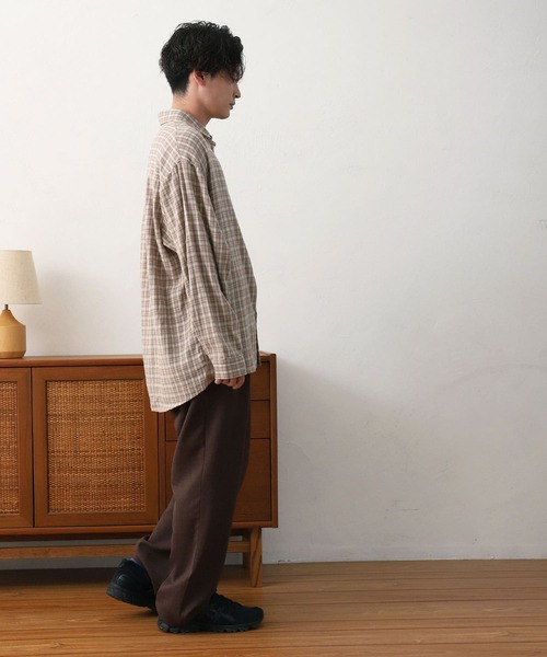 NOAHL(ノアル)の「【NOAHL】チェックシャツ(シャツ/ブラウス・メンズ・ベージュ系/ブラック系・FREE)」の20枚目の写真