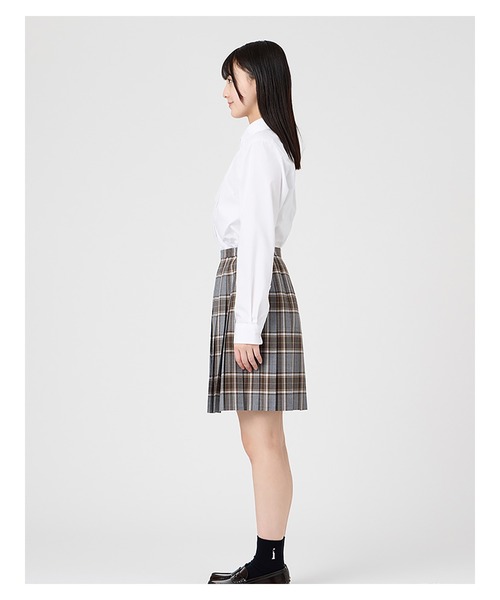 EASTBOY(イーストボーイ)の「シャツ さくら女神 長袖 ブラウス ブロード 女子 通学 制服 学生服 中学生 高校生 スクール (シャツ/ブラウス・キッズ・ホワイト・13号/11号/9号/7号)」の8枚目の写真