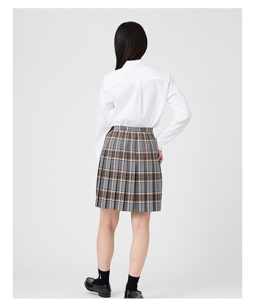 EASTBOY(イーストボーイ)の「シャツ さくら女神 長袖 ブラウス ブロード 女子 通学 制服 学生服 中学生 高校生 スクール (シャツ/ブラウス・キッズ・ホワイト・13号/11号/9号/7号)」の10枚目の写真