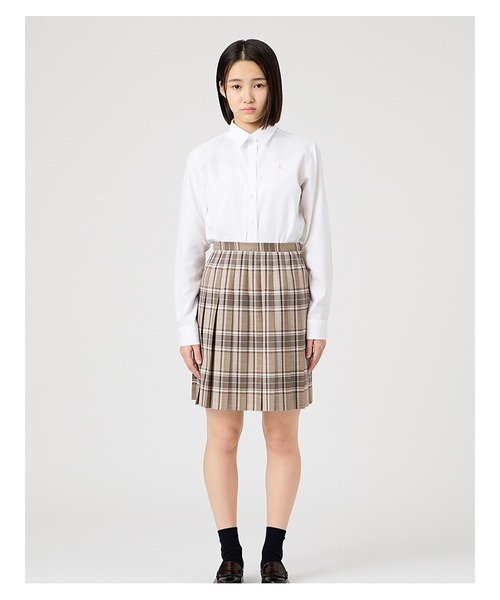 EASTBOY(イーストボーイ)の「シャツ さくら女神 長袖 ブラウス ブロード 女子 通学 制服 学生服 中学生 高校生 スクール (シャツ/ブラウス・キッズ・ホワイト・13号/11号/9号/7号)」の13枚目の写真