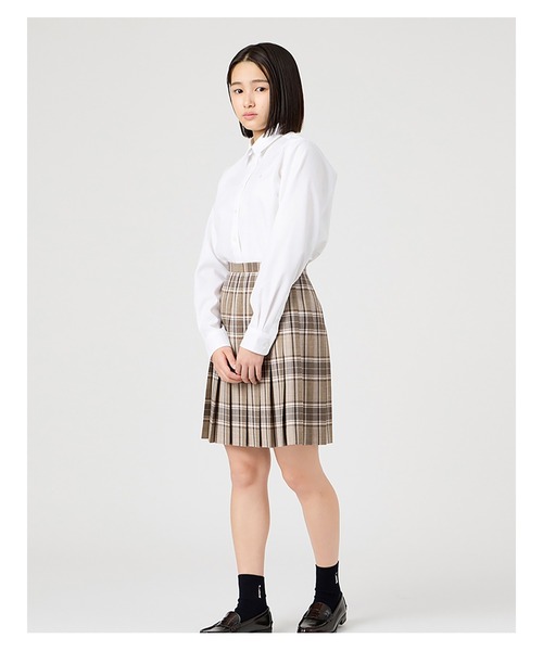 EASTBOY(イーストボーイ)の「シャツ さくら女神 長袖 ブラウス ブロード 女子 通学 制服 学生服 中学生 高校生 スクール (シャツ/ブラウス・キッズ・ホワイト・13号/11号/9号/7号)」の14枚目の写真