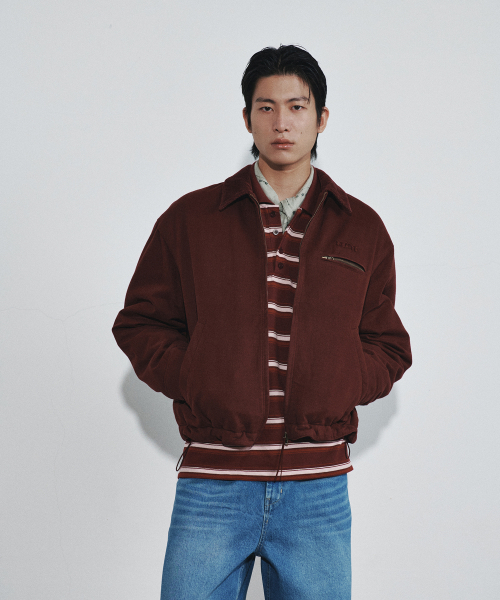 HET PADDED WORK JACKET (DRY ROSE RED)
