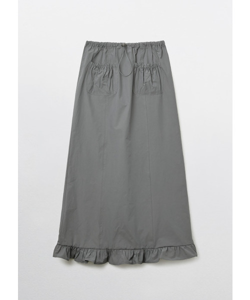 PEEVES PEEVES(フィブス フィブス)の「Frill Mermaid Maxi Skirt / Charcoal(スカート・レディース・その他・OS)」の4枚目の写真