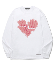VANNWORKS（バンワークス）の「ハートオブマイン ロングスリーブ (VLS0060) ホワイト（Tシャツ/カットソー）」