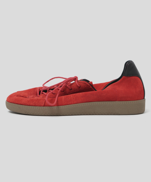 WETHEROAD(ウィーザロード)の「WTRD3122 Arthur Suede Washing German Army Sneakers Red(スニーカー・メンズ・レッド・24cm/25cm/26cm/27cm/28cm/29cm)」の4枚目の写真
