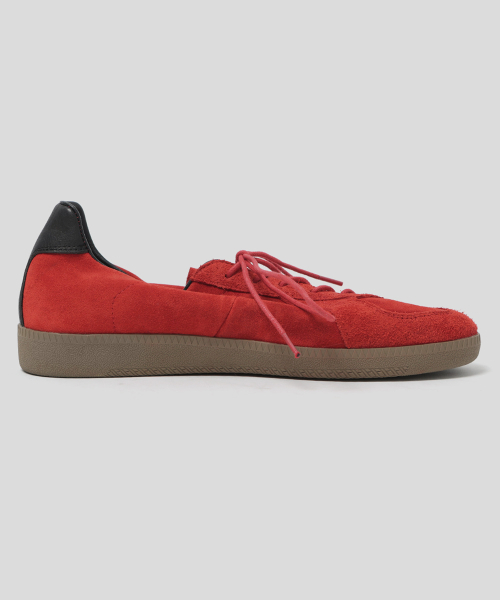 WETHEROAD(ウィーザロード)の「WTRD3122 Arthur Suede Washing German Army Sneakers Red(スニーカー・メンズ・レッド・24cm/25cm/26cm/27cm/28cm/29cm)」の5枚目の写真