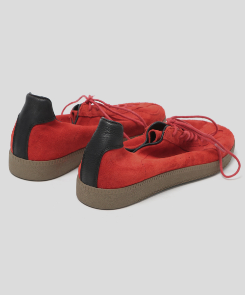 WETHEROAD(ウィーザロード)の「WTRD3122 Arthur Suede Washing German Army Sneakers Red(スニーカー・メンズ・レッド・24cm/25cm/26cm/27cm/28cm/29cm)」の6枚目の写真