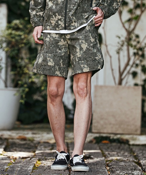 CALL&RESPONSE(コールアンドレスポンス)の「mp14416- ハーフパンツ-CALLカモ(262-1551-07)(その他パンツ・メンズ・カモフラージュ・5/4/2)」の2枚目の写真