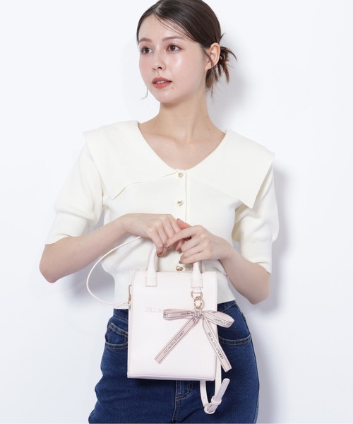 ◇チャーム付きミニトートバッグ（ショルダーバッグ）｜JILL by JILL