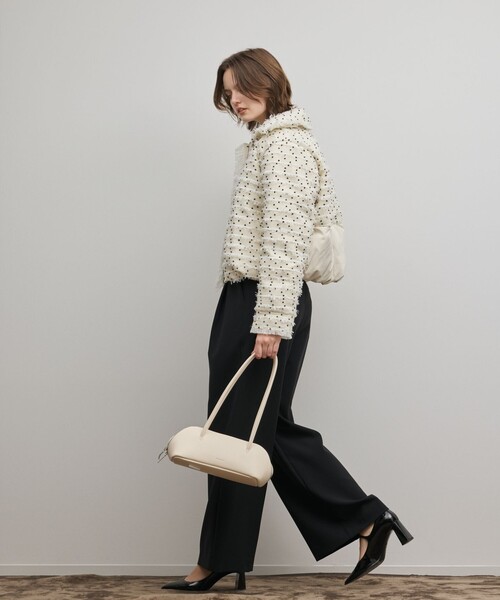 GRACE CONTINENTAL（グレースコンチネンタル）の「ADD CULUMN BOSTON BAG（ハンドバッグ・レディース・ホワイト/ベージュ・FREE）」の4枚目の写真