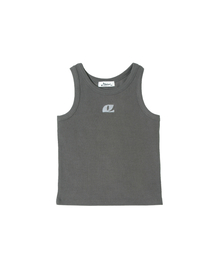 Classic rib sleeveless - Dark grey