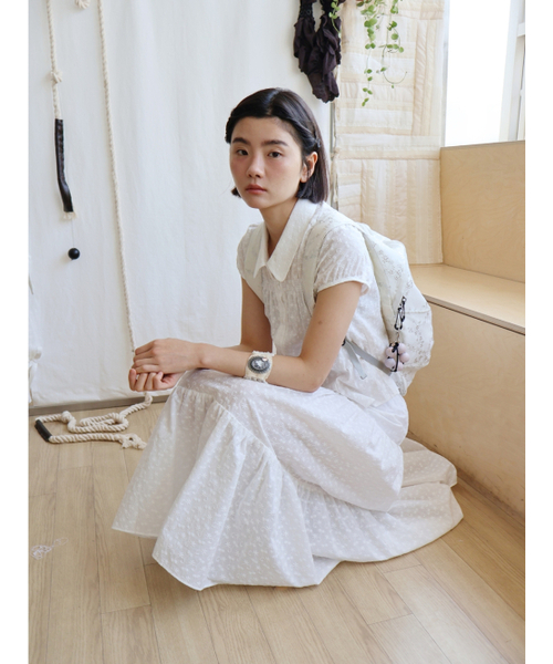 COLOCYNTH(コロシント)の「Momo Long Skirt Pure White(スカート・レディース・その他・FREE)」の2枚目の写真