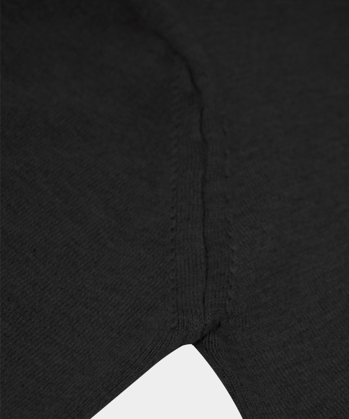 BIRBANTE(ビルバンテ)の「ソフトウォッシャブルラインカラーニット - ブラック(ニット/セーター・メンズ・ブラック・SMALL/MEDIUM/LARGE/X-LARGE)」の5枚目の写真