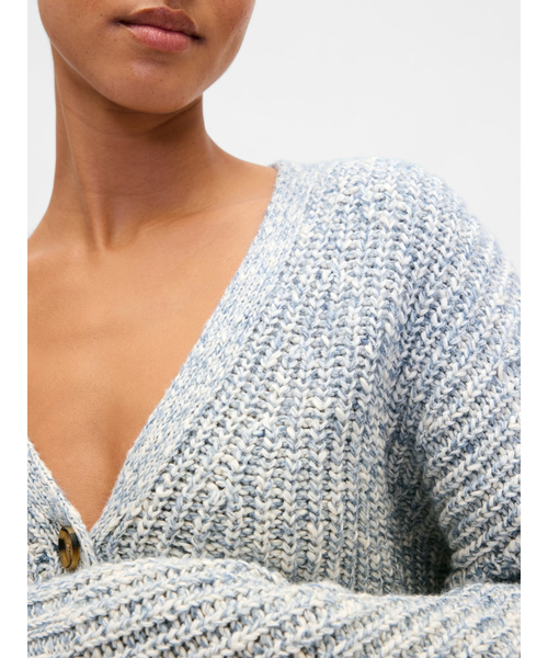 GAP(ギャップ)の「コットンブレンド クロップド ニットカーディガン(カーディガン/ボレロ・レディース・ブラウン/ブルー・XS/S/M/L/XXS/XL)」の8枚目の写真