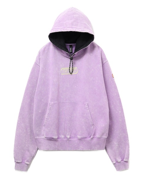 SILAS（サイラス）の「【UK COLLECTION】BIG SILAS DRAWSTRING SWEAT HOODIE（パーカー・メンズ・パープル/ブラック・L/M/S）」の3枚目の写真