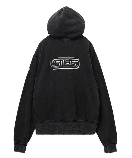 SILAS（サイラス）の「【UK COLLECTION】BIG SILAS DRAWSTRING SWEAT HOODIE（パーカー・メンズ・パープル/ブラック・L/M/S）」の6枚目の写真