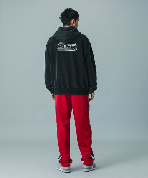 SILAS（サイラス）の「【UK COLLECTION】BIG SILAS DRAWSTRING SWEAT HOODIE（パーカー・メンズ・パープル/ブラック・L/M/S）」の10枚目の写真