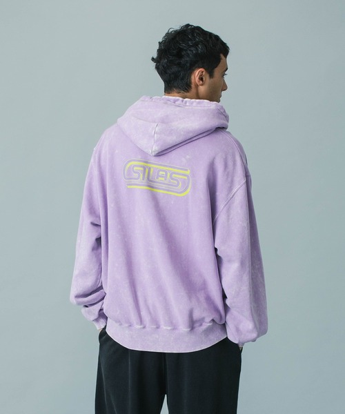 SILAS（サイラス）の「【UK COLLECTION】BIG SILAS DRAWSTRING SWEAT HOODIE（パーカー・メンズ・パープル/ブラック・L/M/S）」の11枚目の写真