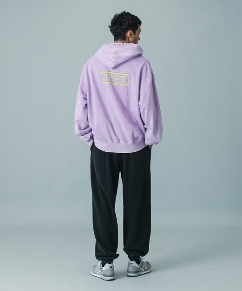 SILAS（サイラス）の「【UK COLLECTION】BIG SILAS DRAWSTRING SWEAT HOODIE（パーカー・メンズ・パープル/ブラック・L/M/S）」の13枚目の写真