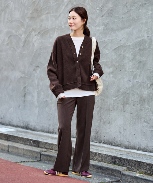 FRAMeWORK（フレームワーク）の「≪WEB限定 / 追加≫AQUA Vネックカーディガン 2（カーディガン/ボレロ・レディース・グレー/ブラウン系その他・FREE）」の18枚目の写真