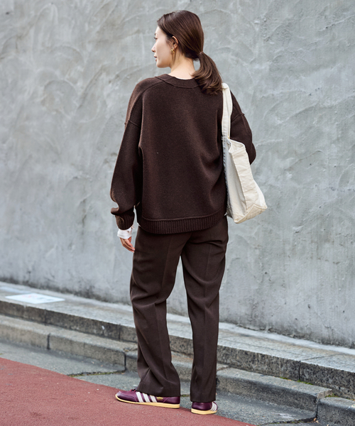 FRAMeWORK（フレームワーク）の「≪WEB限定 / 追加≫AQUA Vネックカーディガン 2（カーディガン/ボレロ・レディース・グレー/ブラウン系その他・FREE）」の21枚目の写真