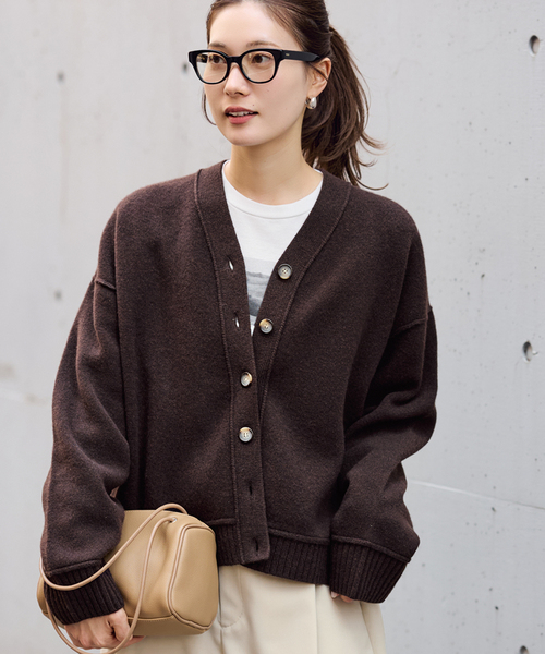 ≪WEB限定 / 追加≫AQUA Vネックカーディガン 2（カーディガン/ボレロ