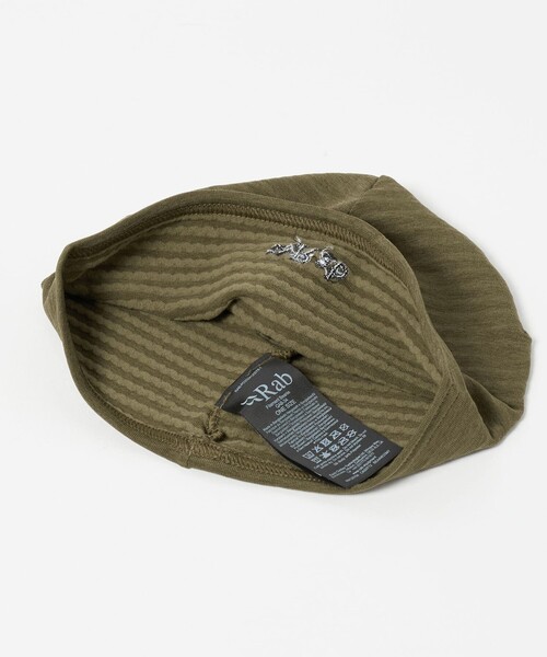 Rab(ラブ)の「<Rab> Filament Beanie/ビーニー(ハット・メンズ・オリーブ/ブラック・FREE)」の4枚目の写真