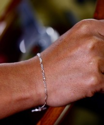 amp japan（アンプジャパン）の「Figaro Crescendo Chain Narrow BR /NSHK-460（ブレスレット）」