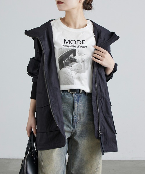 Lui's（ルイス）の「フィブリルマンパMA-1（MA-1・レディース・オフホワイト/ブラック・FREE）」の3枚目の写真