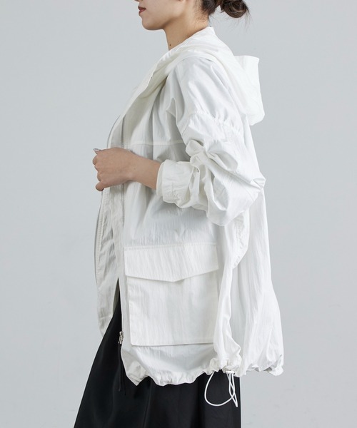 Lui's（ルイス）の「フィブリルマンパMA-1（MA-1・レディース・オフホワイト/ブラック・FREE）」の11枚目の写真