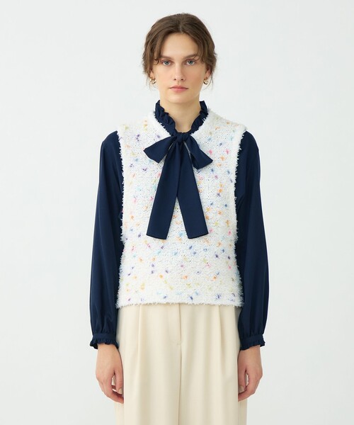 BALLSEY（ボールジィ）の「マテリアルカラーミックス クルーネック