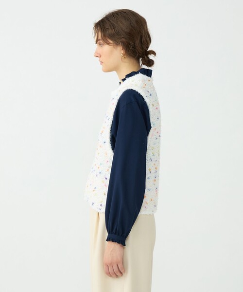 BALLSEY（ボールジィ）の「マテリアルカラーミックス クルーネック