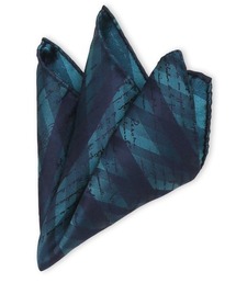 renoma HOMME（レノマオム）の「【モード シルク】レノマオム アーガイルカリグラフィー ポケットチーフ（ポケットチーフ）」